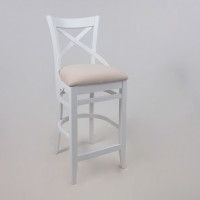 Стул Аврора СОЛО ВЕНСКИЙ полубарный кремовый велюр Вивальди 02/белый купить в Минске