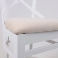 Стул Аврора СОЛО ВЕНСКИЙ полубарный кремовый велюр Вивальди 02/белый купить в Минске