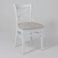 Стул Аврора СОЛО ВЕНСКИЙ светло-серый велюр Бордо 01/белый купить в Минске