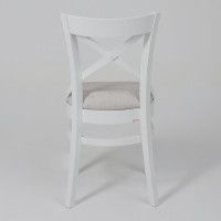 Стул Аврора СОЛО ВЕНСКИЙ светло-серый велюр Бордо 01/белый купить в Минске