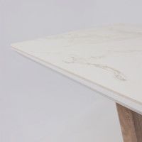 Стол ТОРОНТО 1400(1715)*800 камень белый Greys white/Ель умбра купить в Минске
