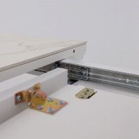 Стол ТОРОНТО 1400(1715)*800 камень белый Greys white/Ель умбра купить в Минске