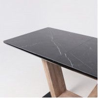 Стол ТОРОНТО 1400(1715)*800 камень серый Greys black/Ель умбра купить в Минске