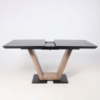 Стол ТОРОНТО 1400(1715)*800 камень серый Greys black/Ель умбра купить в Минске