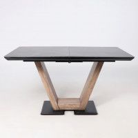 Стол ТОРОНТО 1400(1715)*800 камень серый Greys black/Ель умбра купить в Минске