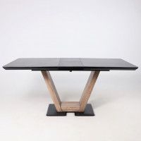 Стол ТОРОНТО 1400(1715)*800 камень серый Greys black/Ель умбра купить в Минске