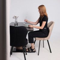 Стол ТОРОНТО 1400(1715)*800 камень серый Greys black/Ель умбра купить в Минске