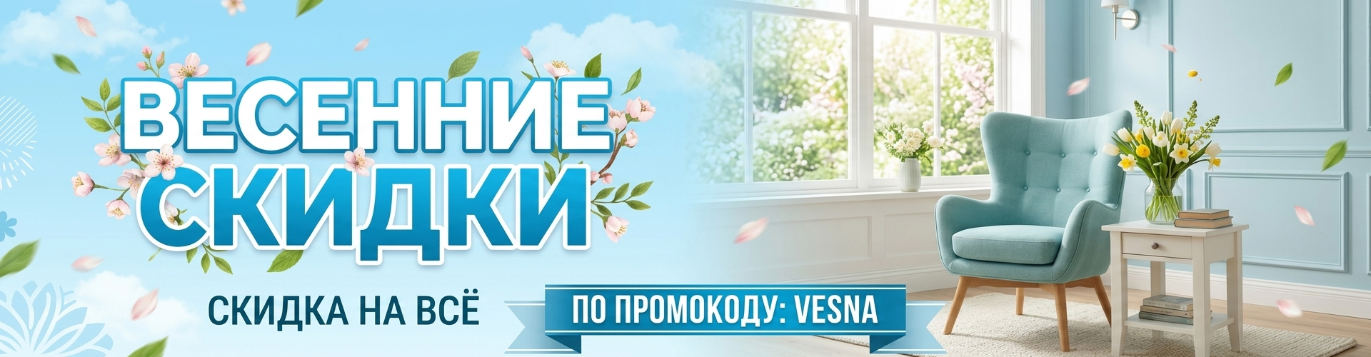 Весенние скидки