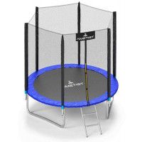 Батут Ametist 252 см (8ft) BASIC Blue с внешней сеткой купить в Минске Батут Ametist 252 см (8ft) BASIC Blue с внешней сеткой купить в Минске