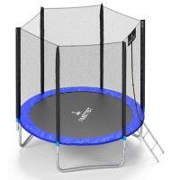 Батут Ametist 252 см (8ft) BASIC Blue с внешней сеткой купить в Минске Батут Ametist 252 см (8ft) BASIC Blue с внешней сеткой купить в Минске