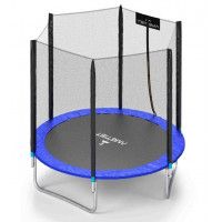 Батут Ametist 252 см (8ft) BASIC Blue с внешней сеткой купить в Минске Батут Ametist 252 см (8ft) BASIC Blue с внешней сеткой купить в Минске