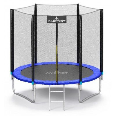 Батут Ametist 312см (10ft) BASIC Blue с внешней сеткой Батут Ametist 312см (10ft) BASIC Blue с внешней сеткой