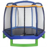 Батут Atlas Sport 210 см с внешней сеткой без лестницы BLUE Батут Atlas Sport 210 см с внешней сеткой без лестницы BLUE