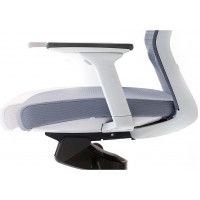 Кресло Bestuhl J1 с подголовником черный/белое основание купить в Минске Кресло Bestuhl J1 с подголовником черный/белое основание купить в Минске