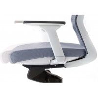 Кресло Bestuhl J1 с подголовником синий/белое основание купить в Минске