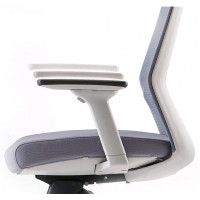 Кресло Bestuhl J1 с подголовником синий/белое основание купить в Минске