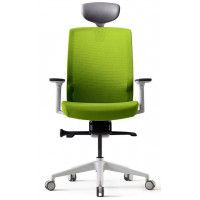 Кресло Bestuhl J1 с подголовником зеленый/белое основание купить в Минске Кресло Bestuhl J1 с подголовником зеленый/белое основание купить в Минске