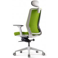 Кресло Bestuhl J1 с подголовником зеленый/белое основание купить в Минске Кресло Bestuhl J1 с подголовником зеленый/белое основание купить в Минске