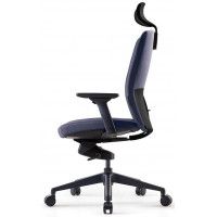 Кресло Bestuhl J2 с подголовником серый/черное основание купить в Минске