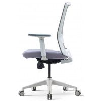 Кресло Bestuhl S30 без подголовника серый/белое основание купить в Минске Кресло Bestuhl S30 без подголовника серый/белое основание купить в Минске