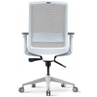 Кресло Bestuhl S30 без подголовника серый/белое основание купить в Минске Кресло Bestuhl S30 без подголовника серый/белое основание купить в Минске