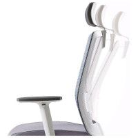 Кресло Bestuhl S30 с подголовником синий/черное основание купить в Минске