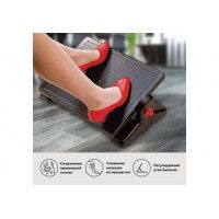 Подставка для ног BRAUBERG офисная, 41,5*30см, с фиксаторами, черная, 530364 купить в Минске