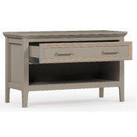 Тумба для обуви Classic KOM1S/95 95*40,5*58 глиняный серый