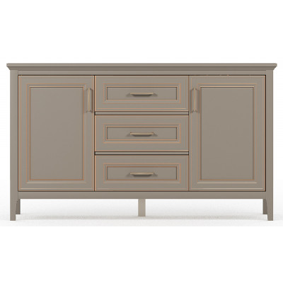 Тумба Classic KOM2D3S 158*40,5*158 глиняный серый
