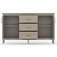 Тумба Classic KOM2D3S 158*40,5*158 глиняный серый