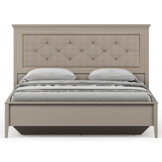 Кровать Classic LOZ160х200 Д 160*200 глиняный серый (с гибким основанием) с мягким изголовьем Кровать Classic LOZ160х200 Д 160*200 глиняный серый (с гибким основанием) с мягким изголовьем