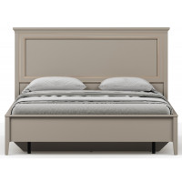 Кровать Classic LOZ160х200 М 160*200 глиняный серый (с металлическим основанием)