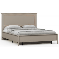 Кровать Classic LOZ160х200 М 160*200 глиняный серый (с металлическим основанием)