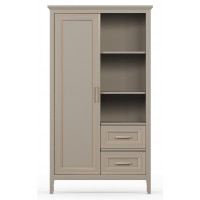 Шкаф Classic REG1D2S 95*40.5*170 глиняный серый