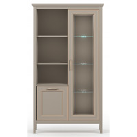 Шкаф Classic REG1W1D 95*40.5*170 глиняный серый (с подсветкой)