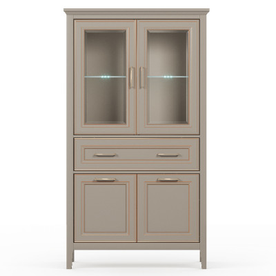 Шкаф Classic REG2W2D1S/170 95*40.5*170 глиняный серый (с подсветкой) Шкаф Classic REG2W2D1S/170 95*40.5*170 глиняный серый (с подсветкой)