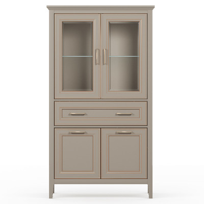 Шкаф Classic REG2W2D1S/170 95*40.5*170 глиняный серый