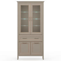 Шкаф Classic REG2W2D1S 95*40.5*203 глиняный серый (с подсветкой)