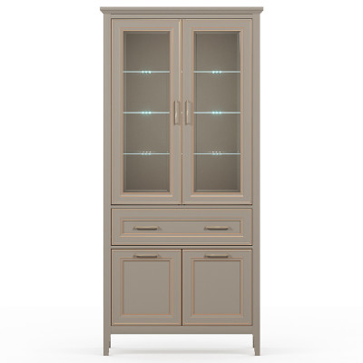 Шкаф Classic REG2W2D1S 95*40.5*203 глиняный серый (с подсветкой) Шкаф Classic REG2W2D1S 95*40.5*203 глиняный серый (с подсветкой)