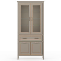 Шкаф Classic REG2W2D1S 95*40.5*203 глиняный серый