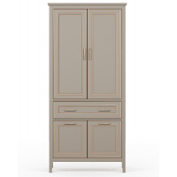 Шкаф Classic REG4D1S 95*40.5*203 глиняный серый