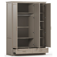 Шкаф Classic SZF2D1L2S 163*62.5*231 глиняный серый
