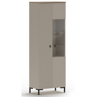 Шкаф Domenica REG1D1W 70*41*199 глиняный серый (с подсветкой) купить в Минске