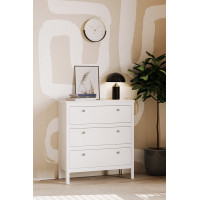 Комод Ewa KOM3S 90*37*98 белый купить в Минске