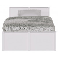 Кровать Ewa LOZ120х200 Д 160*200 с гибким основанием белый купить в Минске