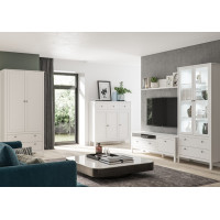 Шкаф Ewa REG2W2S 90*37*201 белый (с подсветкой) купить в Минске