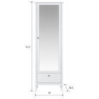 Шкаф Ewa SZF1W1S/60 62*38.5*192.5 белый купить в Минске