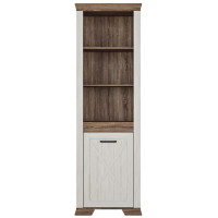 Шкаф Marselle REG1DL 66.5*45.5*210.5 ясень снежный/дуб сонома темный