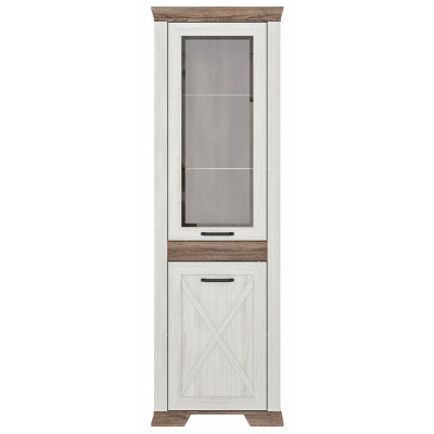 Шкаф Marselle REG1W1DP 66.5*45.5*210.5 ясень снежный/дуб сонома темный