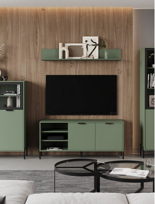 Шкаф Paloma SZF2D1S 104,5*63*202,5 дымчатый зеленый купить в Минске